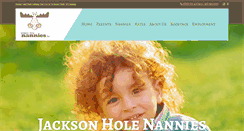 Desktop Screenshot of jacksonholenannies.com